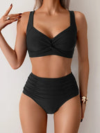 Adriana™ | Conjunto de Biquíni de Cintura Alta para o Verão