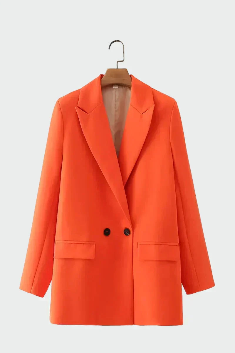 Elizabeta - Casaco Oversize de Corte Moderno