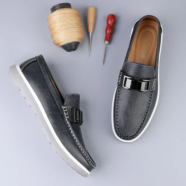 Mocassins de Pele de Luxo