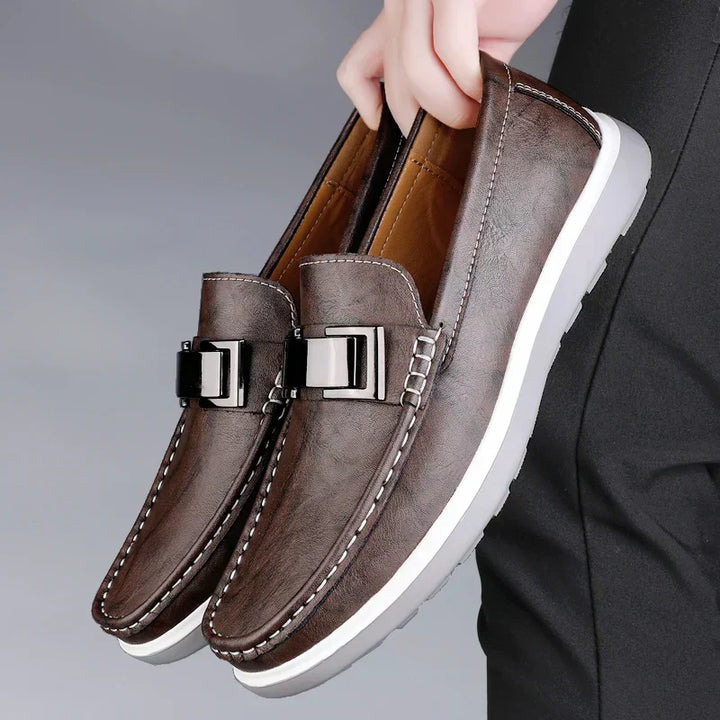 Mocassins de Pele de Luxo
