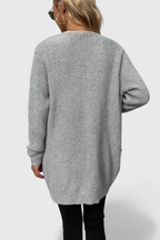 Anneliese Cardigan de Mistura de Caxemira Premium