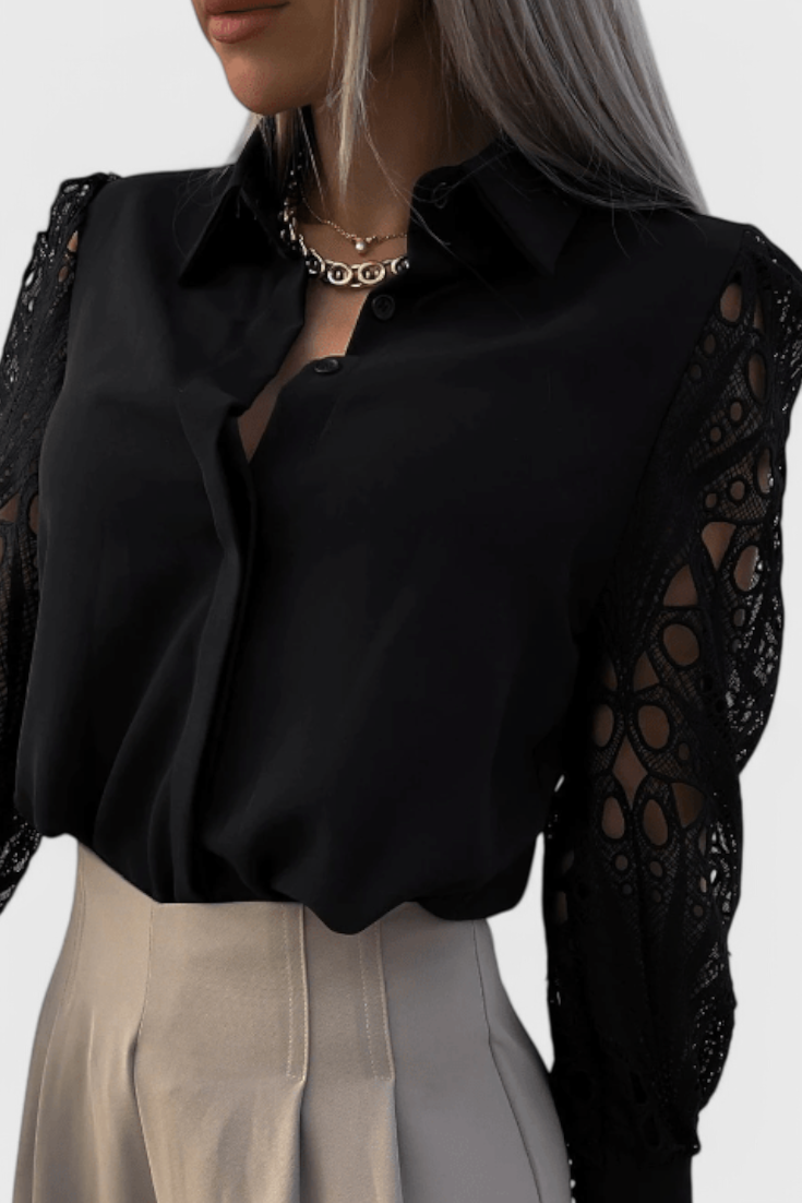 Tabi Blusa Chique de Corte Relaxado