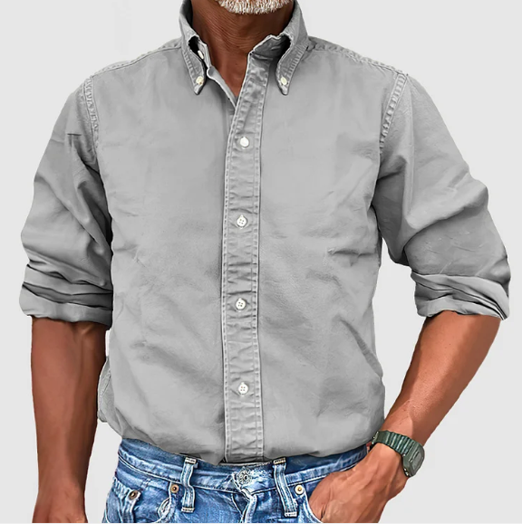 RALF | Camisa Clássica de Manga Comprida