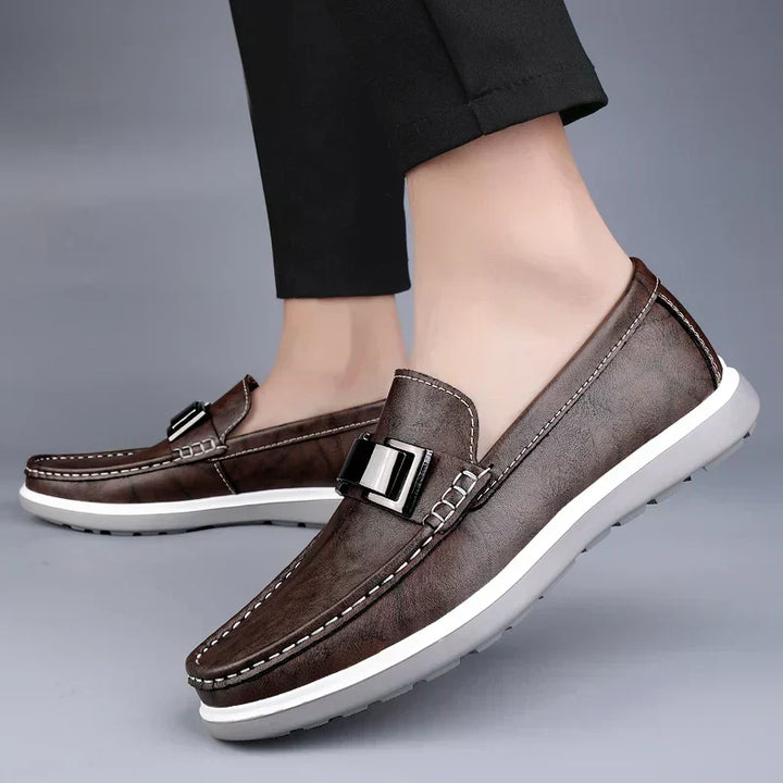 Mocassins de Pele de Luxo