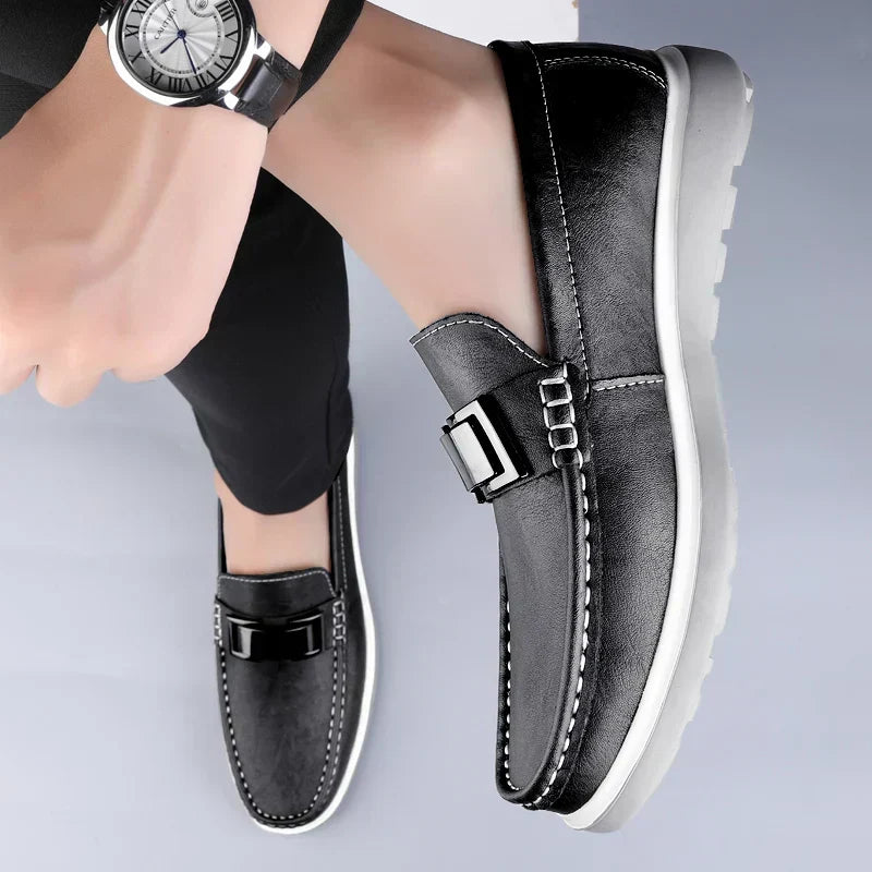 Mocassins de Pele de Luxo