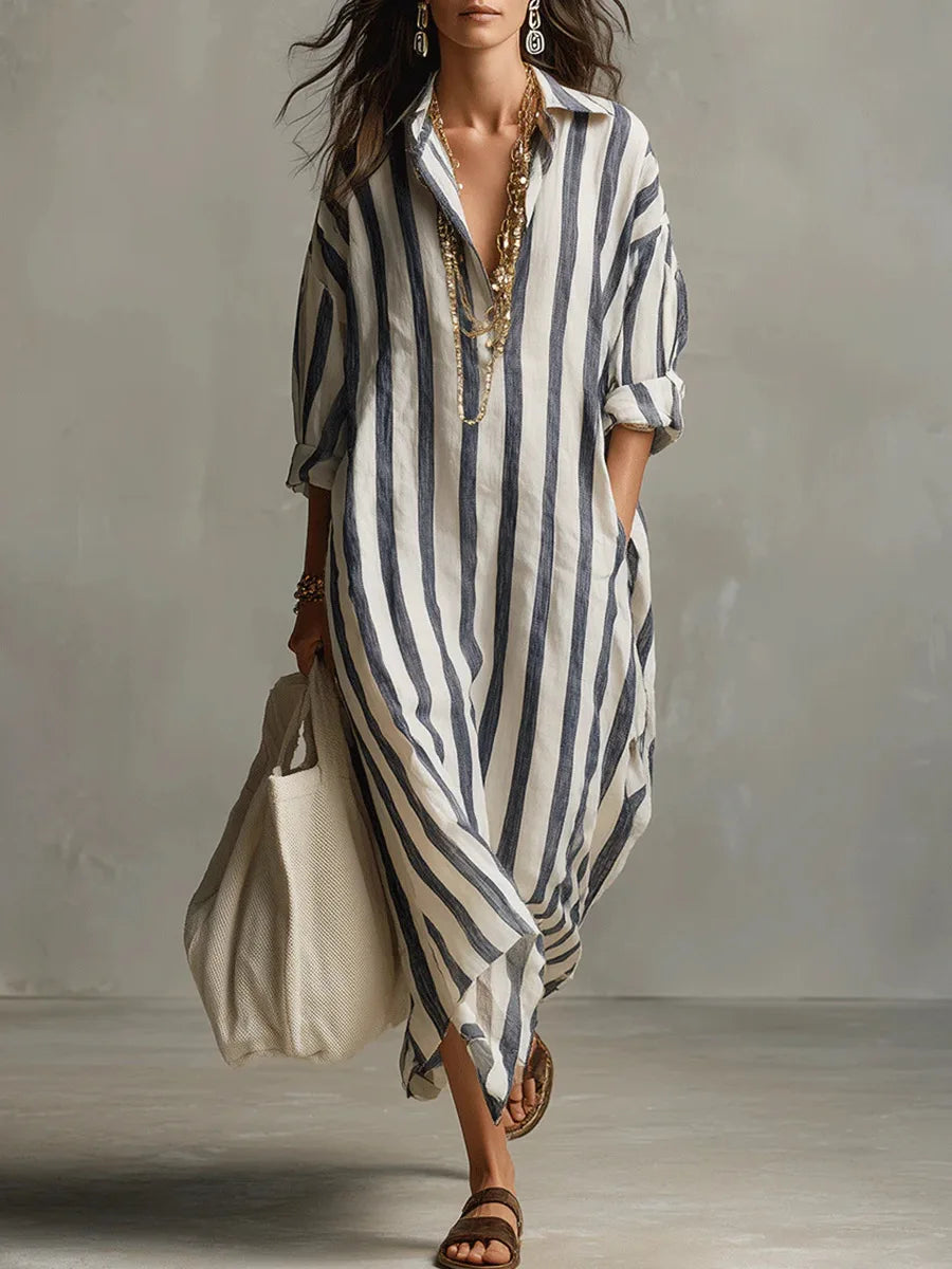 Pepa | Vestido Camiseiro Comprido