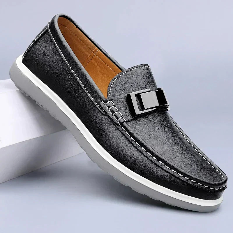 Mocassins de Pele de Luxo