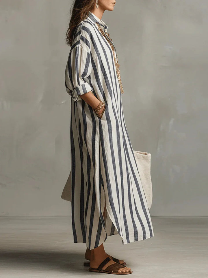 Pepa | Vestido Camiseiro Comprido