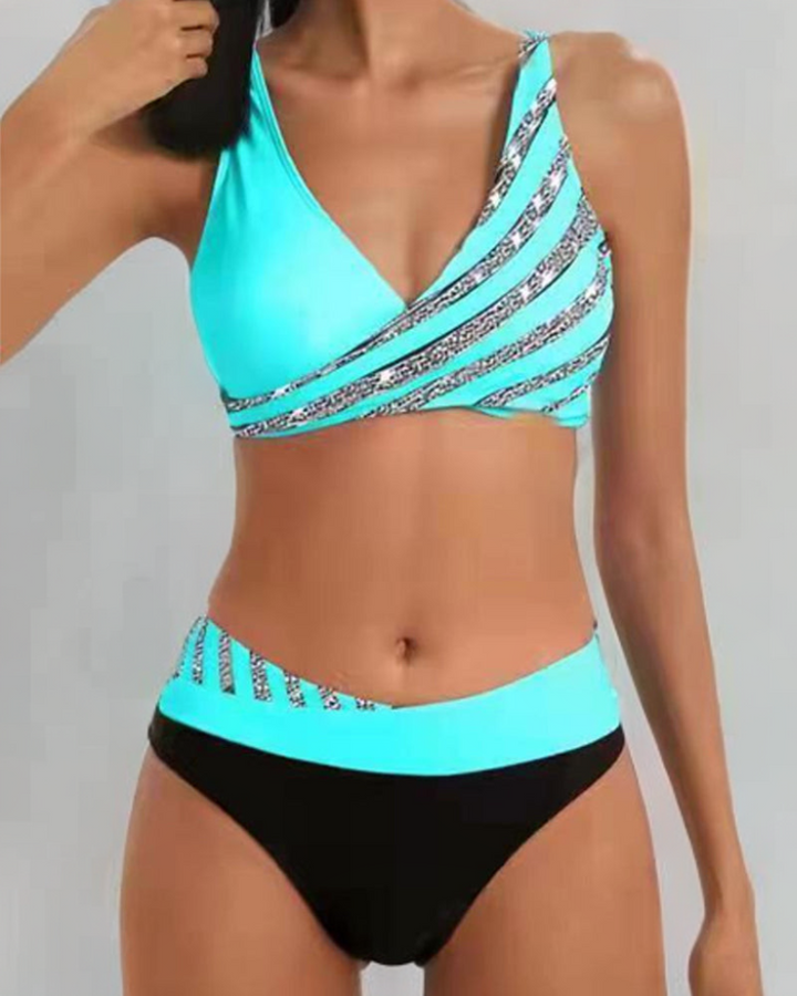 Candela™ | Bikini com Estampado em Tons Quentes