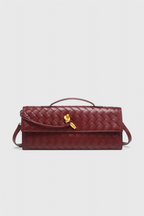 Melanie Clutch com Detalhe de Nó Dourado