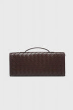 Melanie Clutch com Detalhe de Nó Dourado