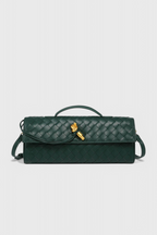 Melanie Clutch com Detalhe de Nó Dourado