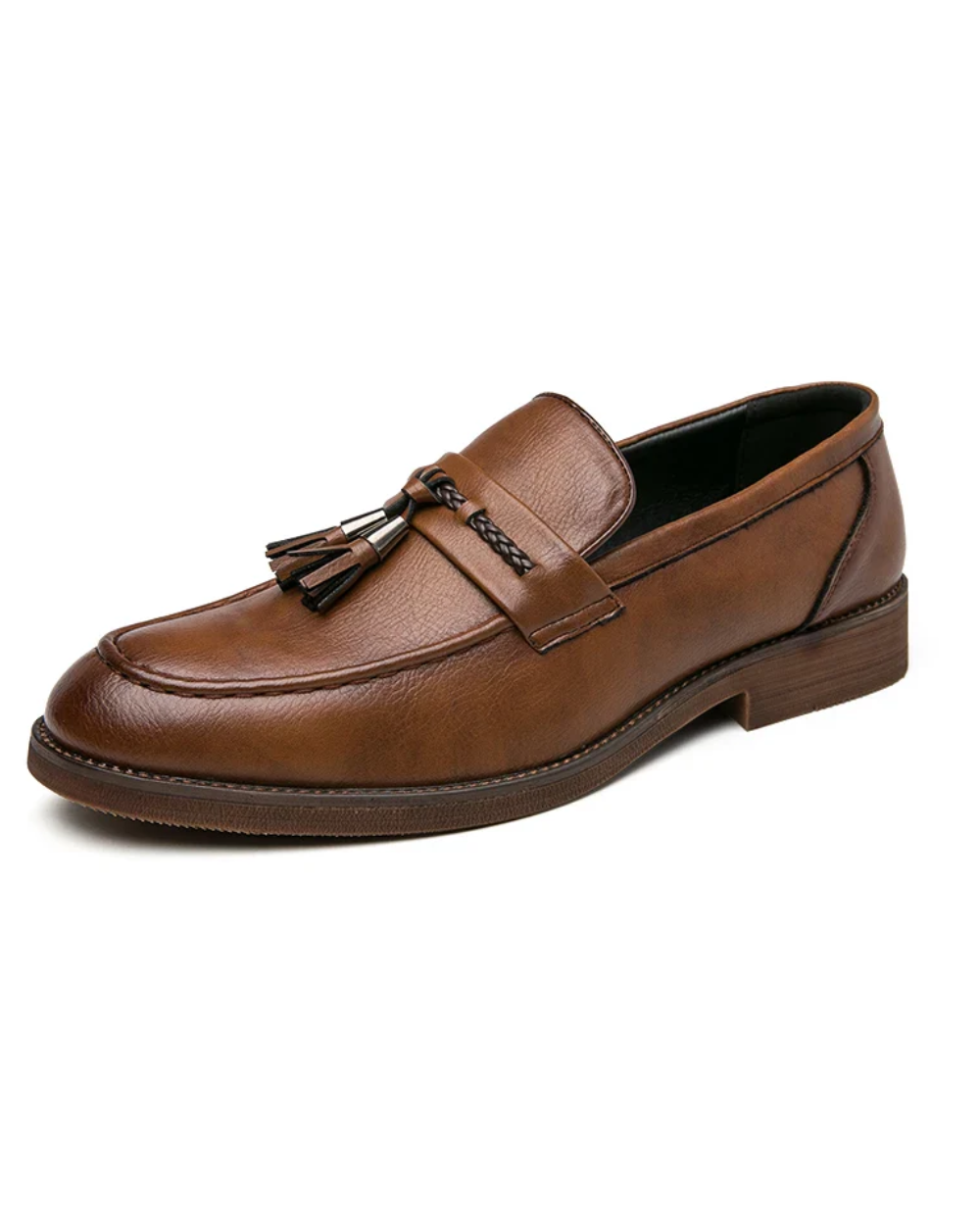 Mocassins de Pele com Borlas