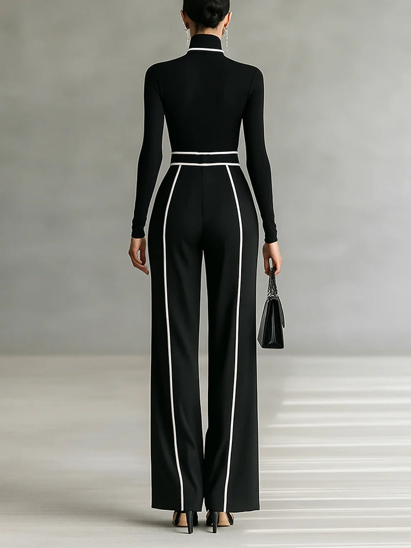 Vera™ | Conjunto Elegante com Detalhe em Contraste