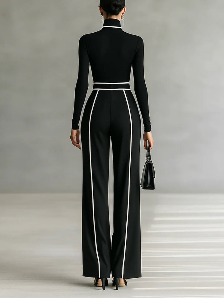 Vera™ | Conjunto Elegante com Detalhe em Contraste