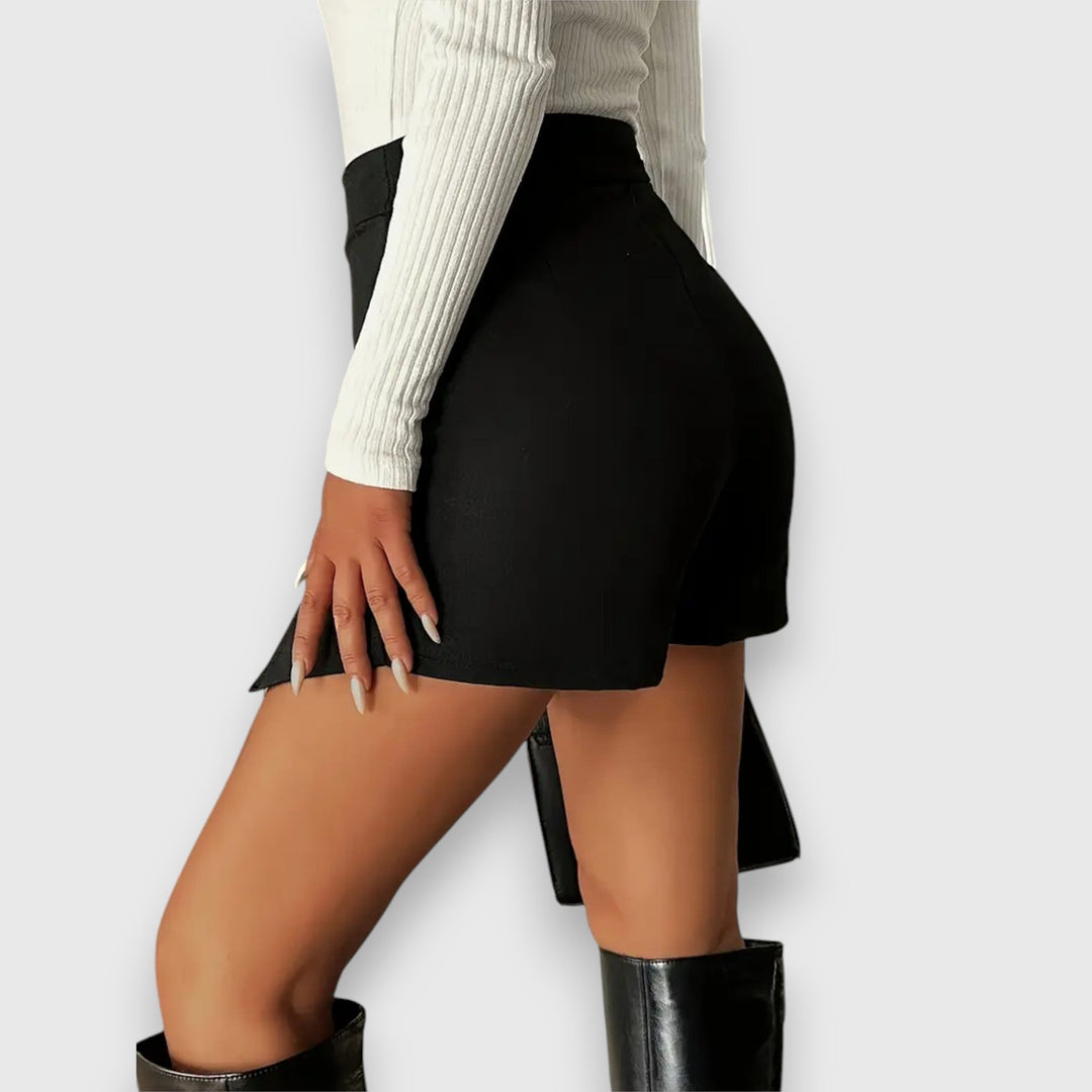 Johanna – Saia de Vestir de Cintura Alta Elegante
