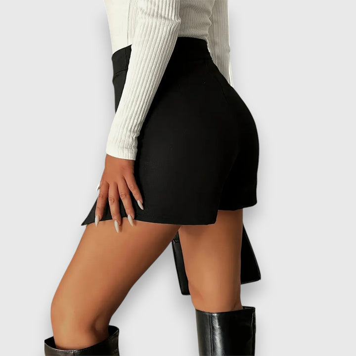 Johanna – Saia de Vestir de Cintura Alta Elegante