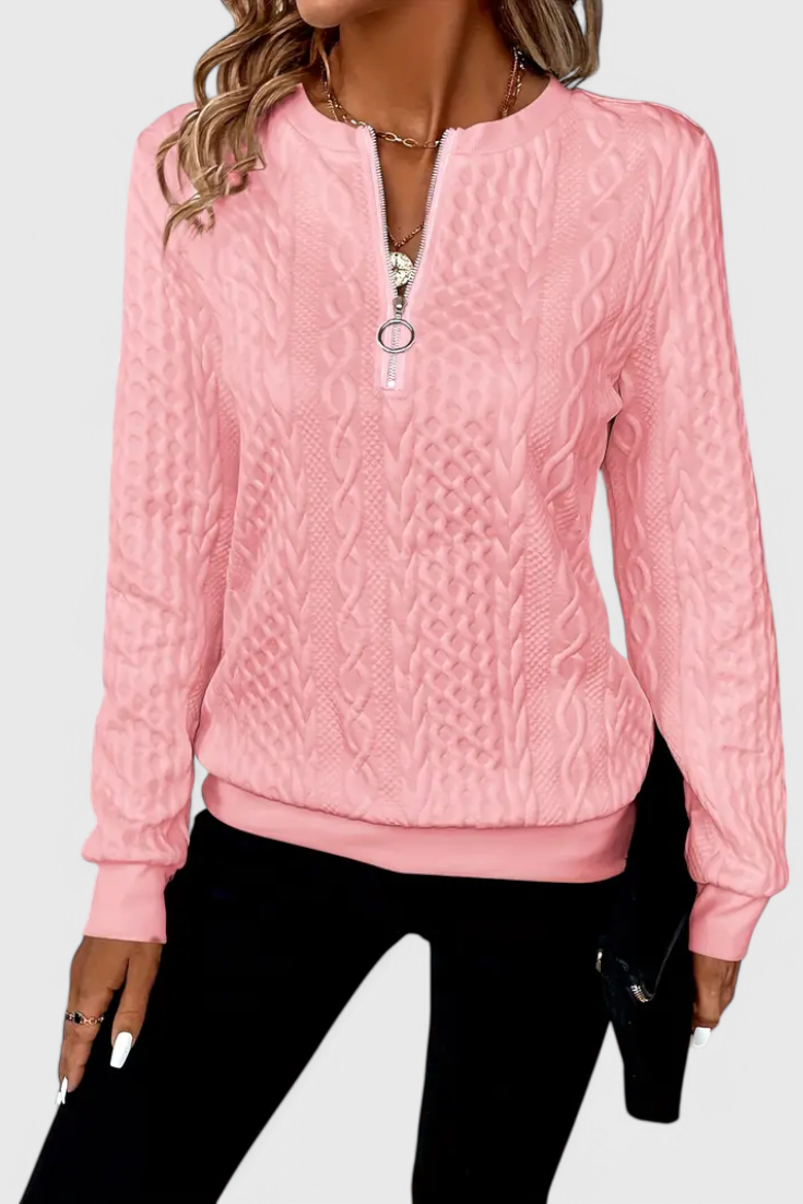 Zoey Camisola de Malha com Fecho Suave