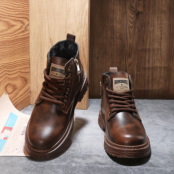 Alex™ | Botas de Cordões Vintage