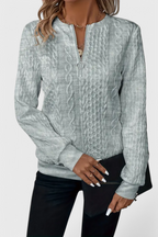Zoey Camisola de Malha com Fecho Suave