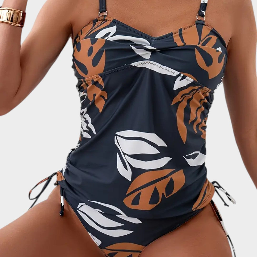 Carmen™ | Bikini com Estampado Tropical de Folhas