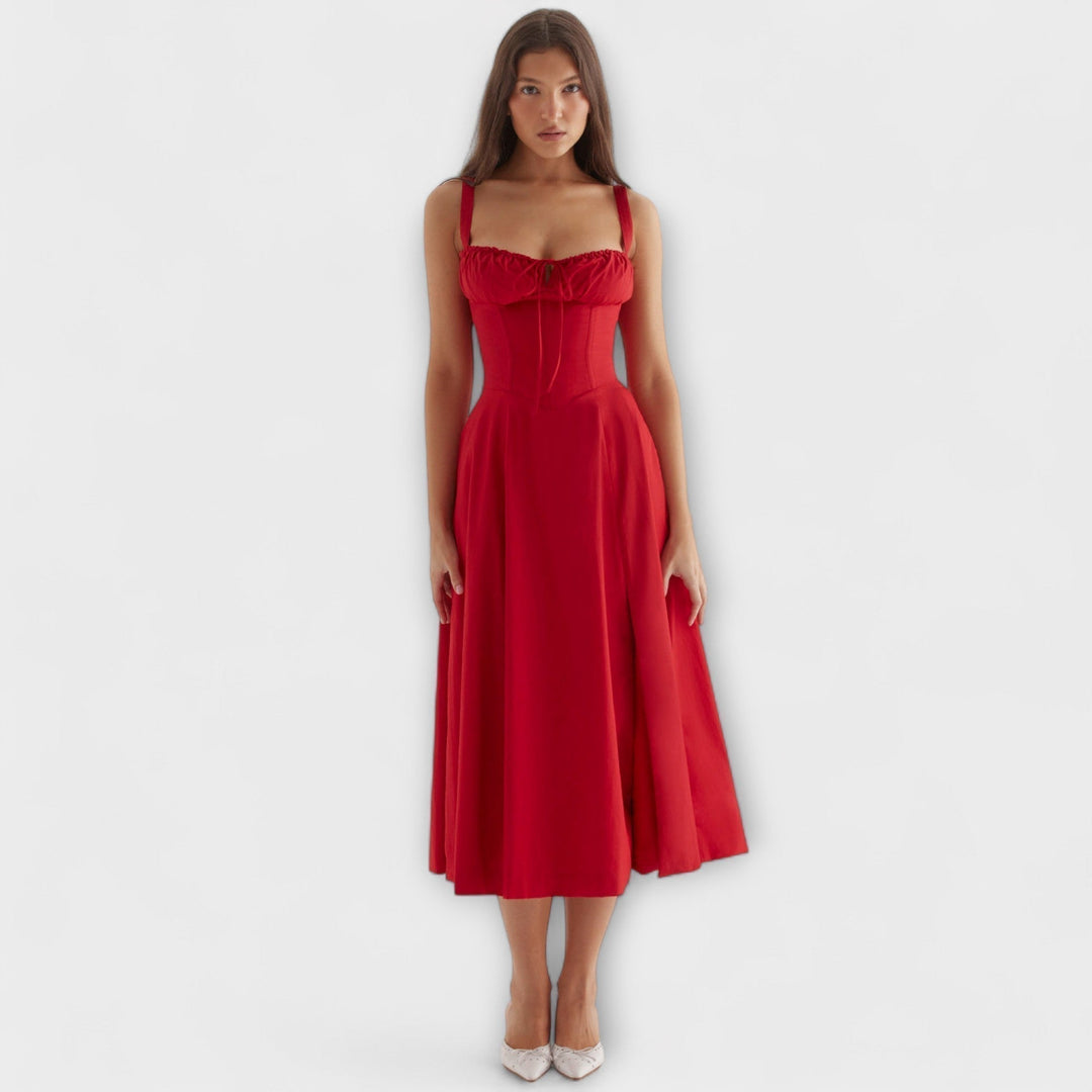 Zipporas - Vestido à Medida com Estampado Floral Primaveril Moderno