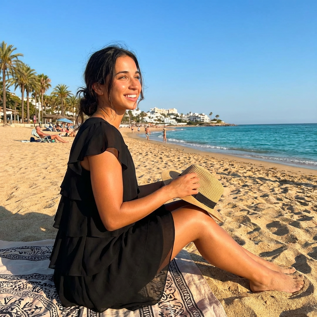 Martina Vestido Midi com Folhos