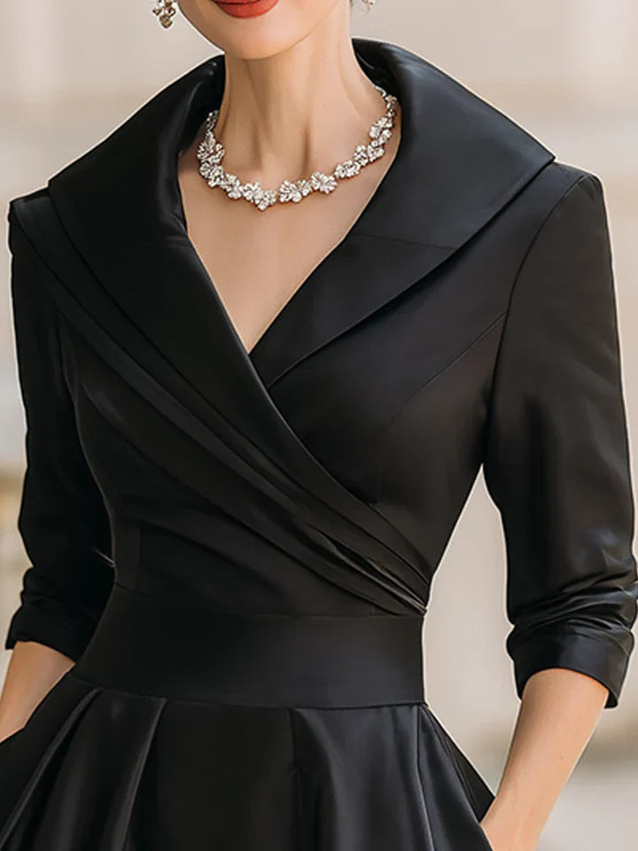 Luisa | Vestido Midi Acetinado