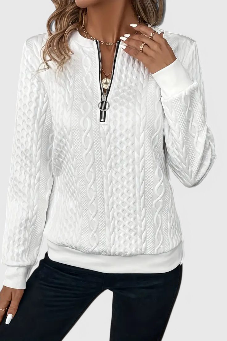 Zoey Camisola de Malha com Fecho Suave