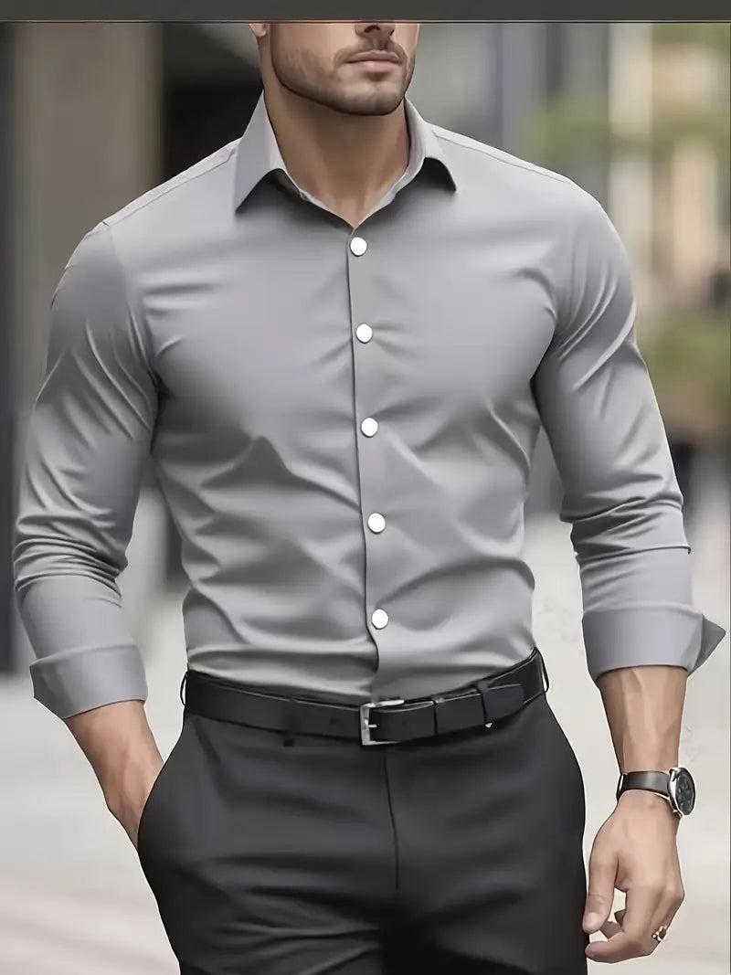 MARCEL | Camisa Clássica de Manga Comprida