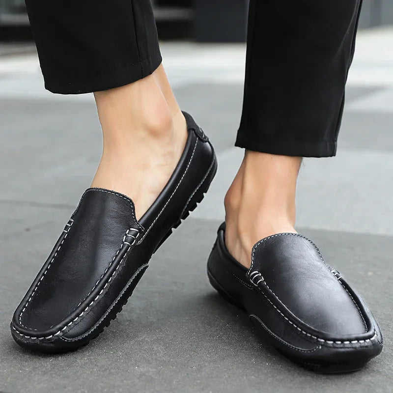 Mocassins de Couro Vintage