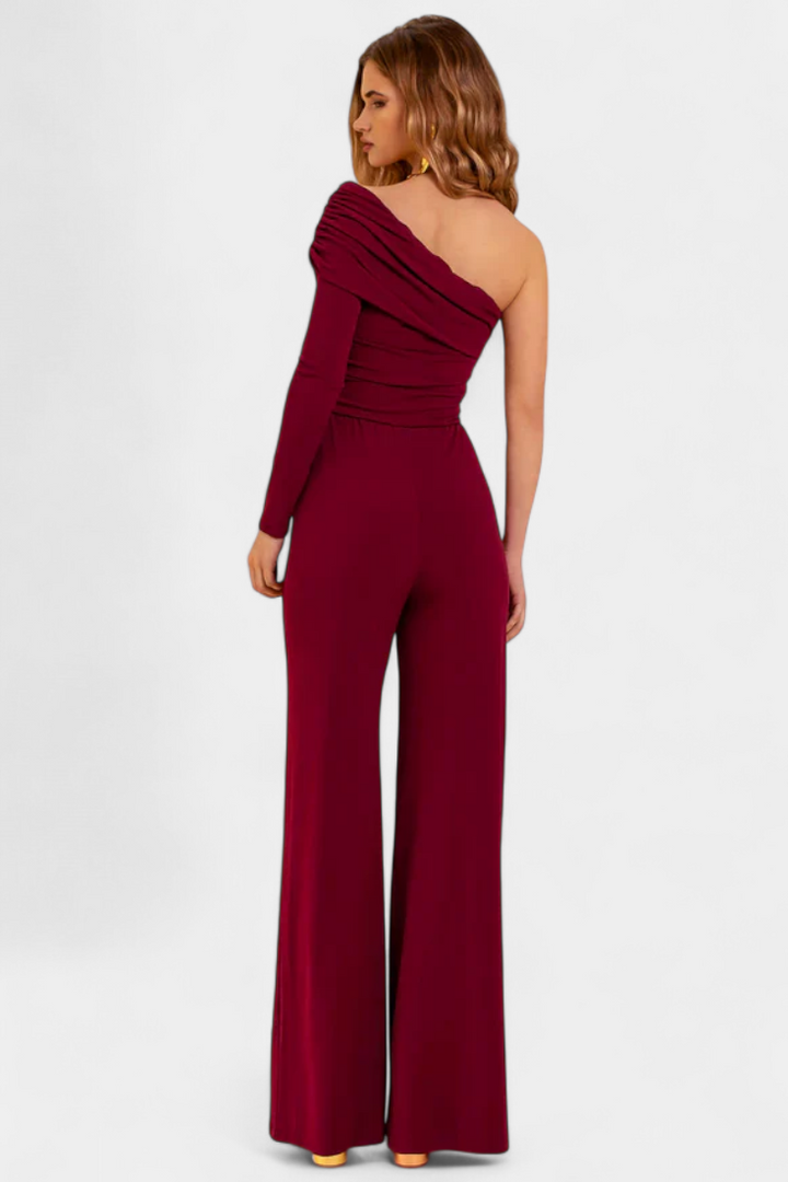 Noalla Macacão Elegante de Um Ombro