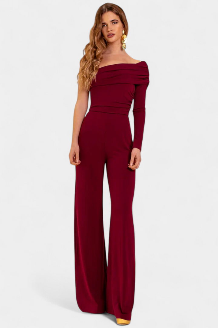 Noalla Macacão Elegante de Um Ombro