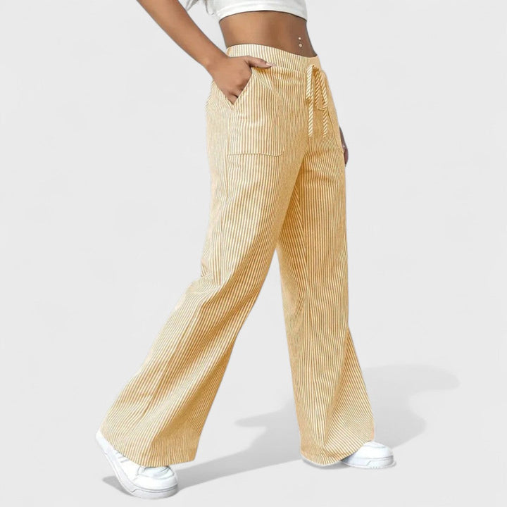 Dominique - Calças Largas e Confortáveis
