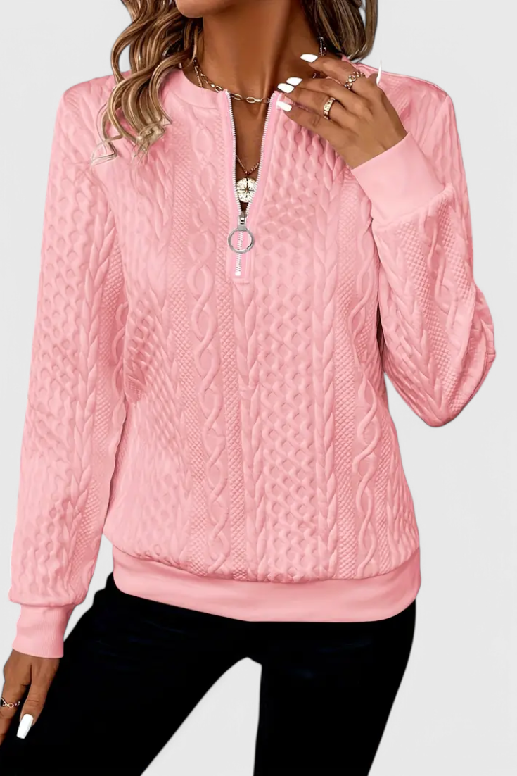 Zoey Camisola de Malha com Fecho Suave