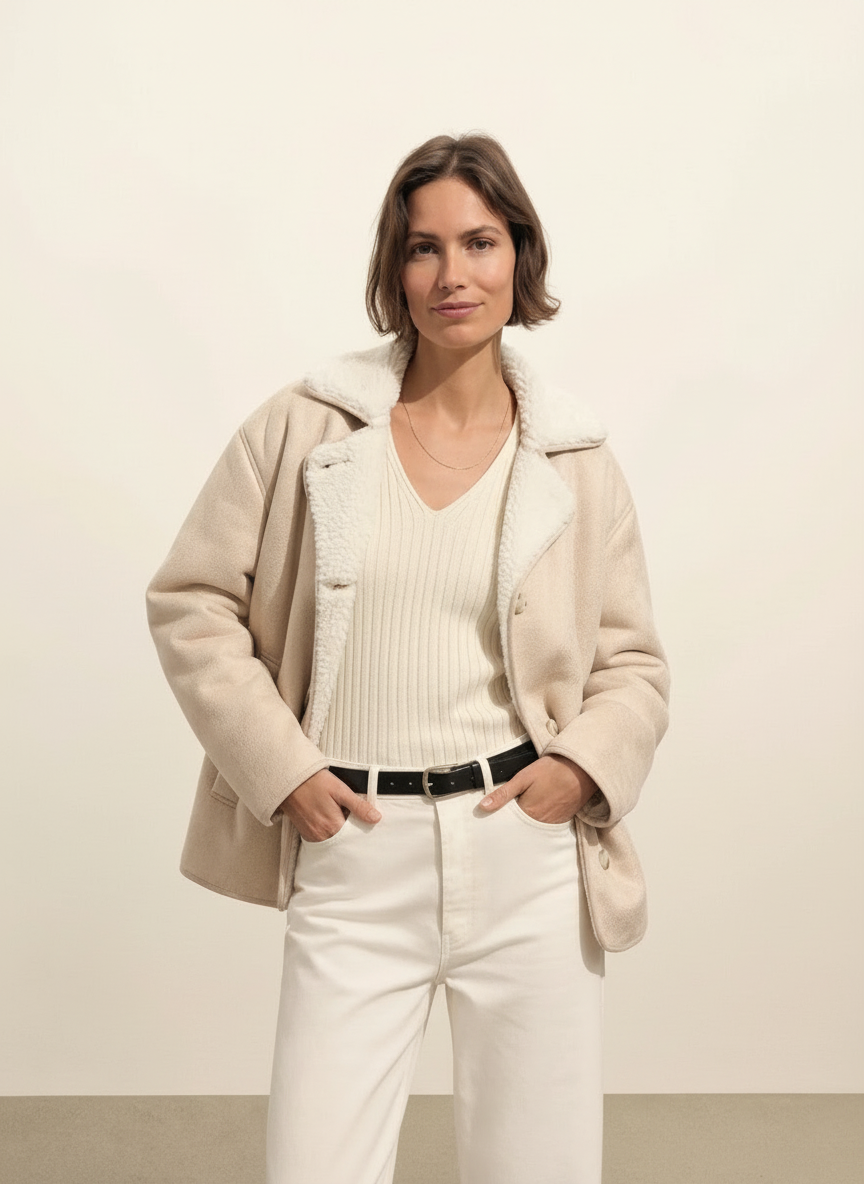 CLARA™ | Casaco Tipo Aviador