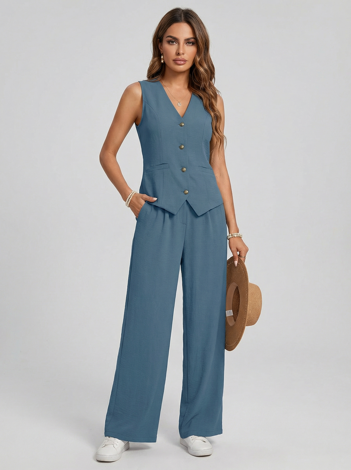 Sofía | Conjunto Colete + Calças de Oferta