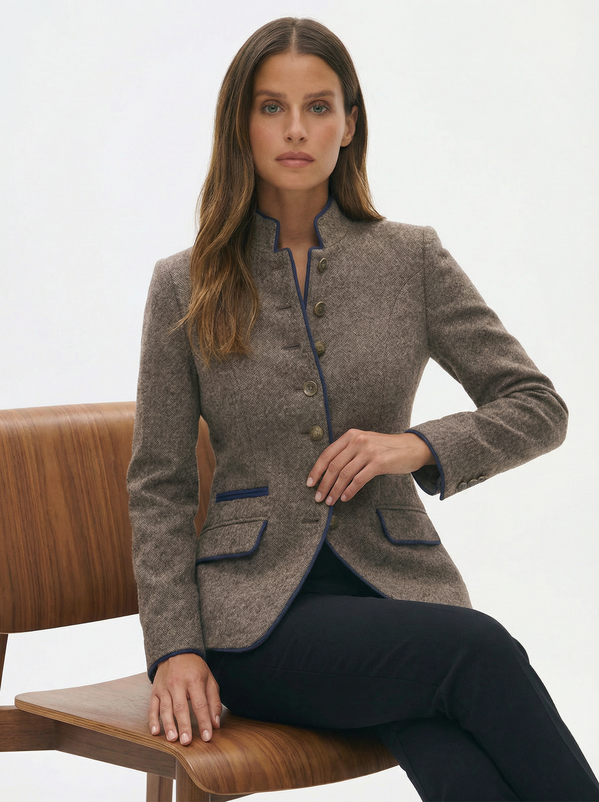 Cristina™ | Blazer de Piquê