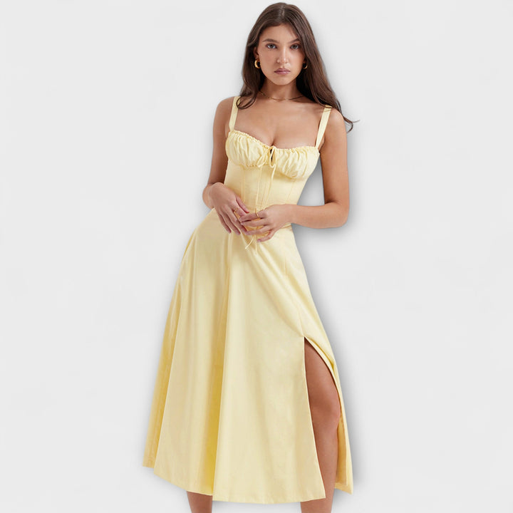 Zipporas - Vestido à Medida com Estampado Floral Primaveril Moderno