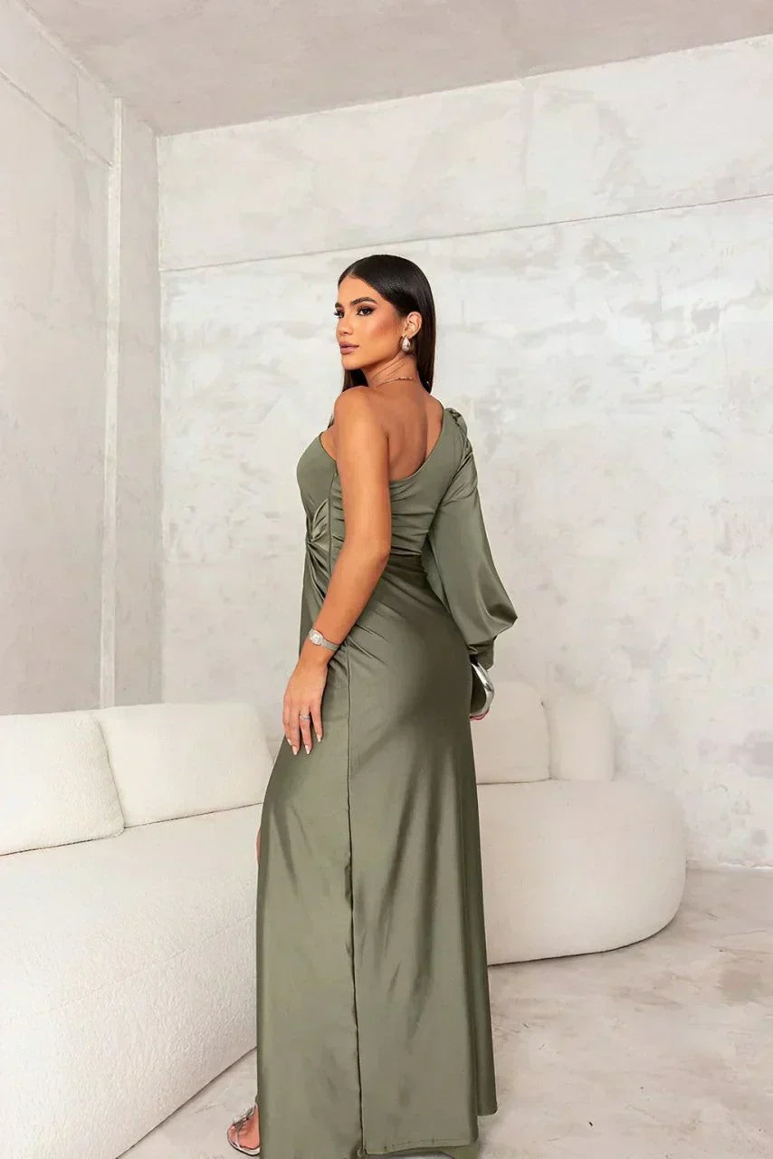 Renata™ | Vestido de Noite Assimétrico