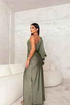 Renata™ | Vestido de Noite Assimétrico