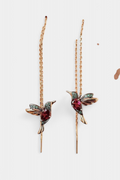 Mixed Zirconium Bird Earrings