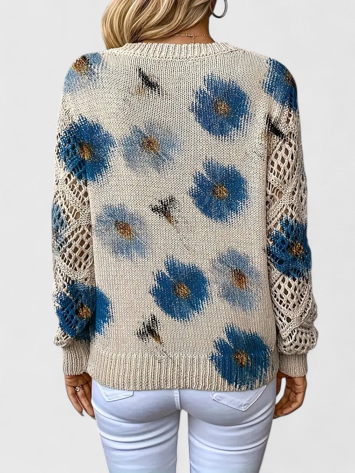 Aurélia - T-shirt Elegante com Estampado Floral