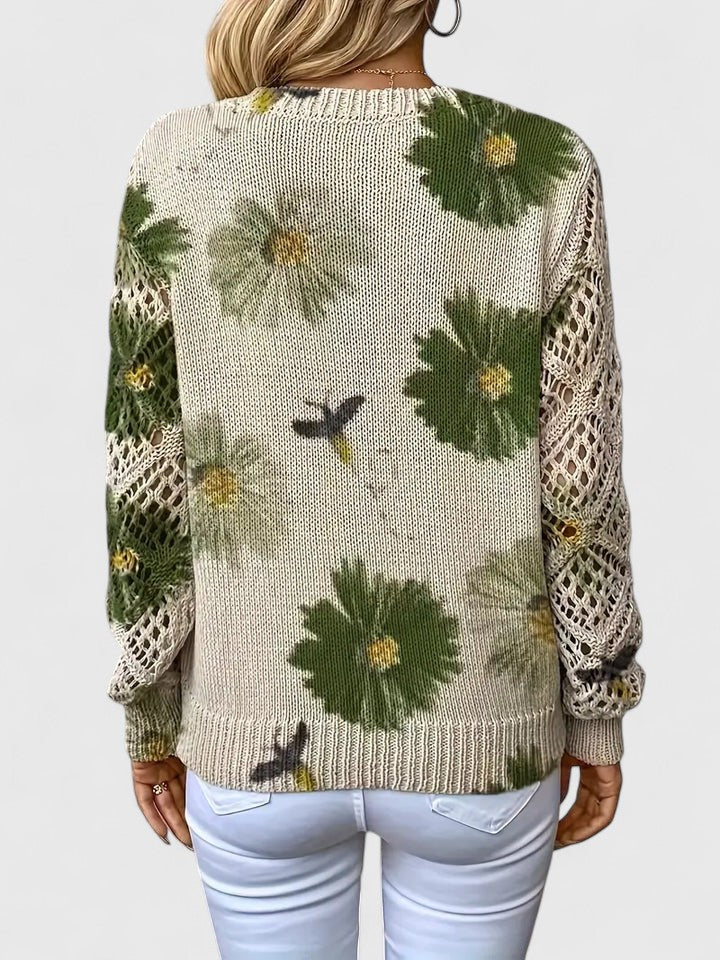 Aurélia - T-shirt Elegante com Estampado Floral