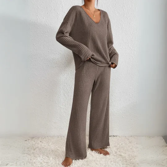 Vivienne Conjunto de Duas Peças com Top e Calças
