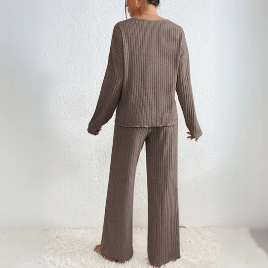 Vivienne Conjunto de Duas Peças com Top e Calças