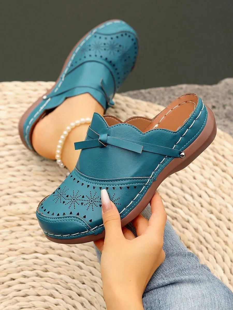 Amelia - Tamancos Confortáveis com Design Artesanal