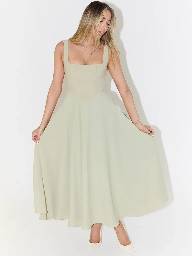Melisa | Vestido com Saia Midi