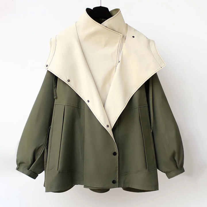 Ella - Casaco Elegante com Proteção Contra Vento e Chuva