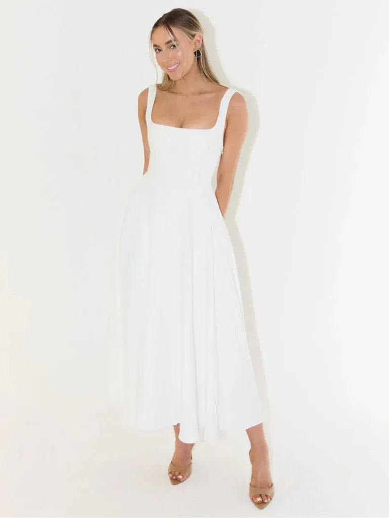 Melisa | Vestido com Saia Midi